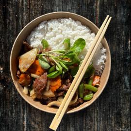 Fried Beef - Peppersauce 