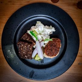 Children’s plate with Danish meatball