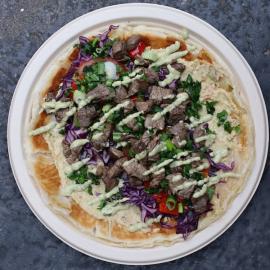 Malawach wrap - Okse