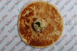 Malawach bread with hummus dip