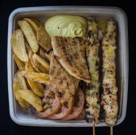 Grill chicken sticks