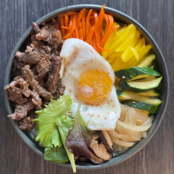 Bibimbap - Oksekød