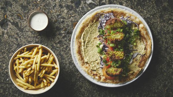 Malawach Wrap - Falafel