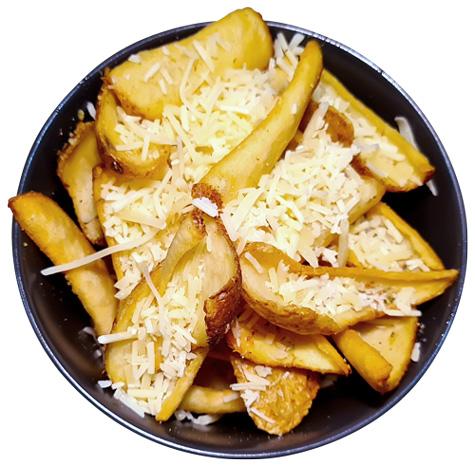 Pommes Frites - Kefalotyri Ost