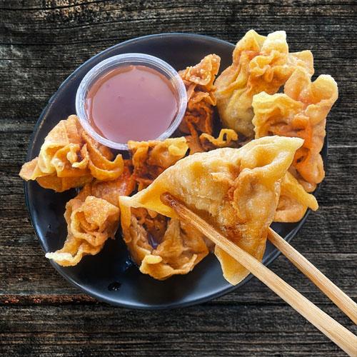 Wontons med svinekød